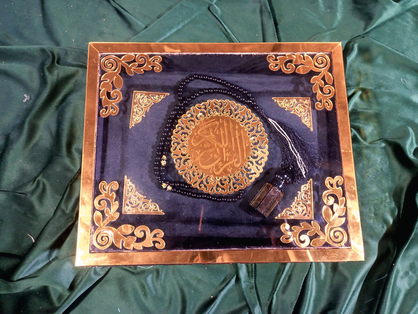 Luxury Quran box Gift Set in Premium Acrylic Box – Free Tasbih Included